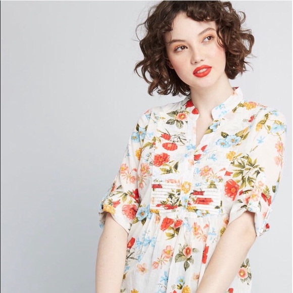 Modcloth Tops - NWT ModCloth Back Road Ramble cotton tunic